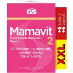 GS Mamavit 2 Těhotenství a kojení XXL 36 tablet + 36 kapslí – Hledejceny.cz