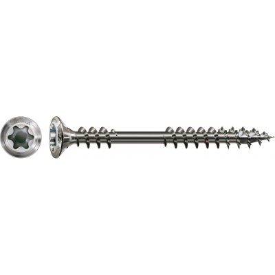 SPAX Fasádní šroub A2, čočková zápustná hlava, frézovací žebra, T-STAR – 4,5×43 mm, balení 200 ks – Hledejceny.cz