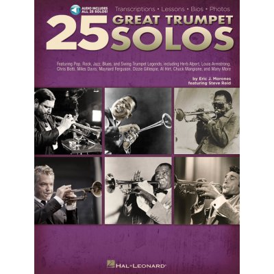 25 Great Trumpet Solos + Audio Online notové přepisy sól * životopisy * fotografie – Hledejceny.cz