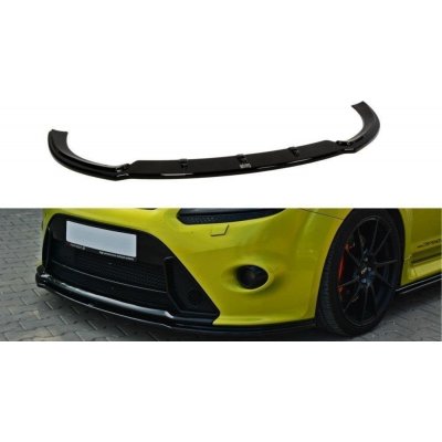 Maxton Design spoiler pod přední nárazník ver.2 pro Ford Focus RS Mk2, černý lesklý plast ABS – Zboží Mobilmania