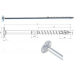 SCH SPEED II vrut pro dřevostavby plochá hlava TG TORX pozinkovaný Varianta: SPEED II vrut pro dřevostavby plochá hlava 8x240 TG TX40 pozinkovaný-modrý – Sleviste.cz