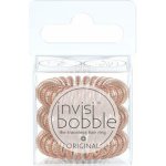 Spirálová gumička do vlasů Invisibobble Original Bronze and Beads - bronzová s korálky, 3 ks (IB-OR-PA-1-1002) – Sleviste.cz