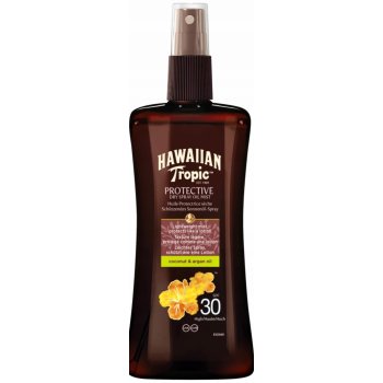 Hawaiian Tropic Protective suchý olej na opalování spray SPF30 200 ml