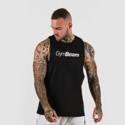 GymBeam Tílko Cut Off černá – Zbozi.Blesk.cz