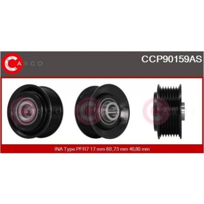 Řemenice, generátor CASCO CCP90159AS – Hledejceny.cz