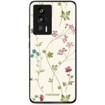Mobiwear Glossy - Xiaomi Poco F5 Pro - G035G - Tenké rostlinky s květy – Zboží Živě