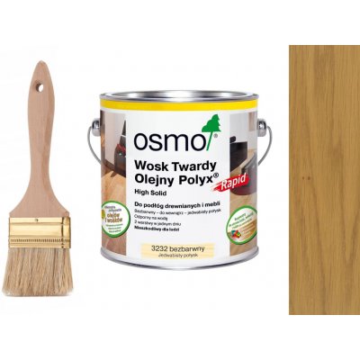 Osmo 3262 Tvrdý vosk olejový Rapid 2,5 l matný – Hledejceny.cz