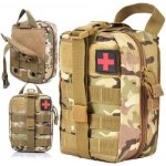 Camerazar Vojenská lékárnička MOLLE Tactical Rescue Pouch 21x15x10 cm černá – Zboží Dáma