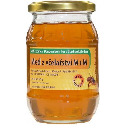 Včelařství M+M med světlý 450 g – Hledejceny.cz