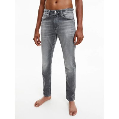 Calvin Klein pánské džíny 1BZ šedé – Zboží Mobilmania