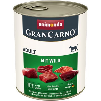 Animonda Gran Carno Adult hovězí zvěřina 6 x 0,8 kg