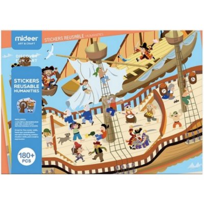 MiDeer Znovu použitelné samolepky Lidé 180ks – Zboží Mobilmania