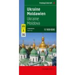 Ukraine - Moldawien, Straßenkarte 1:1.000.000, freytag & berndt – Hledejceny.cz