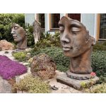 Pár soch muž a žena, Harmonie klidu – výška 115 cm – Zboží Dáma