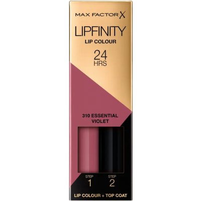 Max Factor Dlouhotrvající rtěnka s balzámem Lipfinity 310 Essential Violet 2,3 + 1,9 g – Zboží Dáma