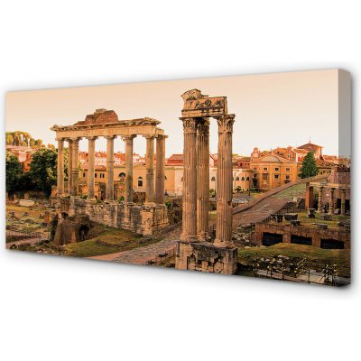 Obrazy na plátně Řím Roman Forum svítání 100x50 cm – Hledejceny.cz