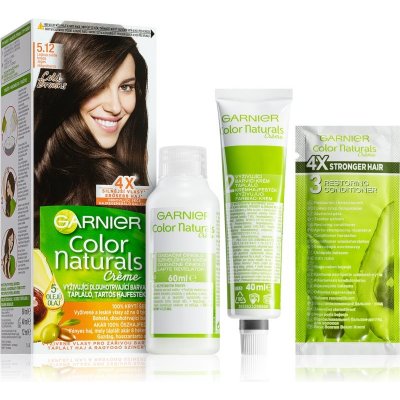 Garnier Color Naturals Creme barva na vlasy 5.12 Icy Light Brown – Hledejceny.cz