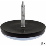 Walteco PTFE kluzák s hřebem, průměr 25mm, světle šedý, 8 ks , 50564 – HobbyKompas.cz
