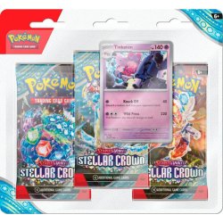 Pokémon TCG Stellar Crown 3-Pack Blister booster Tinkaton