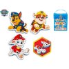 Hračka do vody Teddies Paw Patrol pěnové puzzle do vany v taštičce