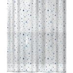 Spirella WATERDROP kapky bílo-modrý 180 x 200 cm – Zboží Dáma