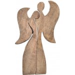 ORION Mango Anděl 22 x 12,5 cm, embrace, mangové dřevo ORION 200211 – Hledejceny.cz