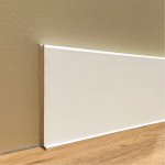 Cubu Flex Podlahová lišta bílá 2,5 m – Hledejceny.cz