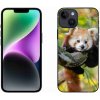 Pouzdro a kryt na mobilní telefon Apple mmCase Gelové iPhone 14 - panda červená