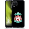 Pouzdro a kryt na mobilní telefon Samsung Pouzdro Head Case Samsung Galaxy A12 ZNAK LIVERPOOL FC OFFICIAL BLACK