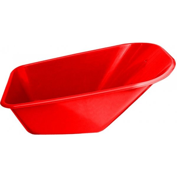 LIVEX® Korba na kolečko LIVEX, 100 l, plastová, červená