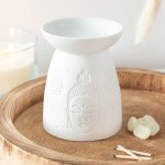 Mani Bhadra Aroma lampa Hlava Buddhy 12,5 x 9,5 cm – Zboží Dáma