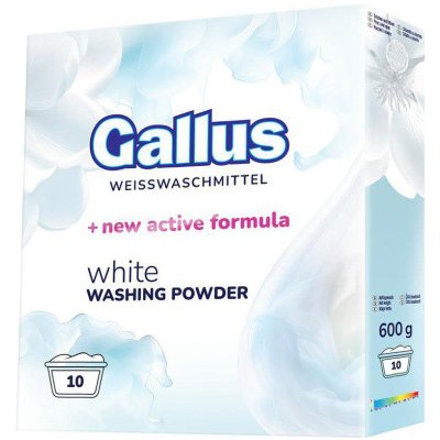 Gallus White prací prášek 600 g – Sleviste.cz