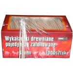 Párátka dřevěné 6,5 cm, hygienicky balené, 1000 ks/bal. - AKCE! 7000 – Hledejceny.cz