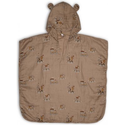 Nuuroo Flor Mušelínové Pončo Carnival Train – Sleviste.cz