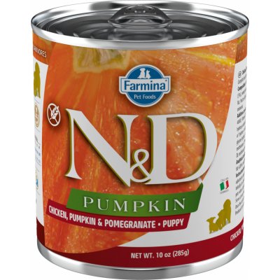 N&D Pumpkin Puppy Chicken & Pomegranate 285 g – Hledejceny.cz
