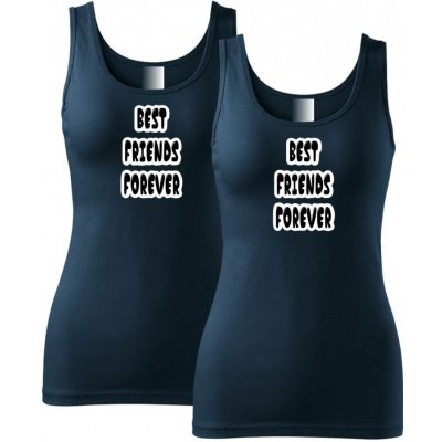 Povidlo cz tílka pro kamarádky BFF best friends forever Námořní modrá – Hledejceny.cz
