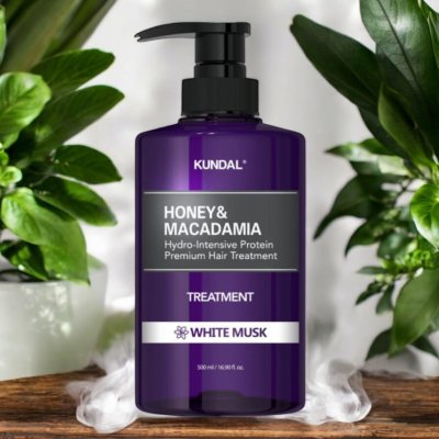 Kundal Honey&Macadamia Treatment White Musk Vlasový kondicionér s bílým pižmem 500 ml – Zboží Dáma
