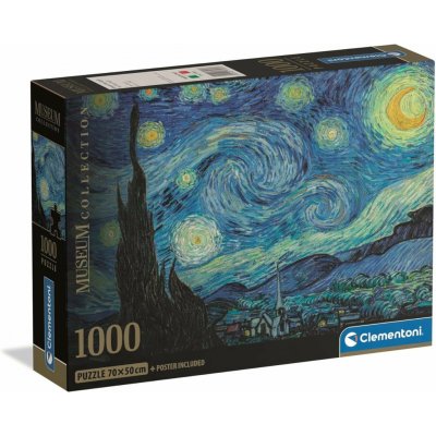 CLEMENTONI Museum Collection Hvězdná noc 1000 dílků – Hledejceny.cz