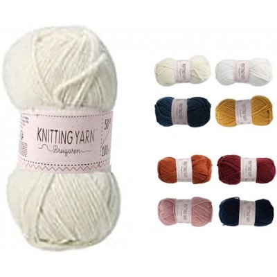 Euro Habitat Polyesterová příze 50 g, 100 m - Krémová – Hledejceny.cz