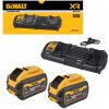 Sada baterií a nabíječek k aku nářadí DeWALT DCB132X2