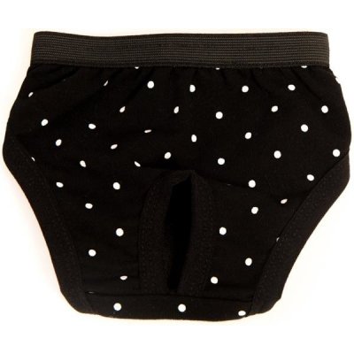 Samohýl Exclusive Hárací kalhotky bavlna Dot černé 45 cm – Zbozi.Blesk.cz