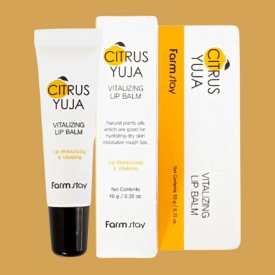 Farm stay Citrus Yuja Vitalizing Lip Balm vyživující balzám na rty 10 g – Zbozi.Blesk.cz