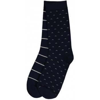 Gant ponožky D1. BANNER SHIELD SOCKS 2-PACK GB modrá