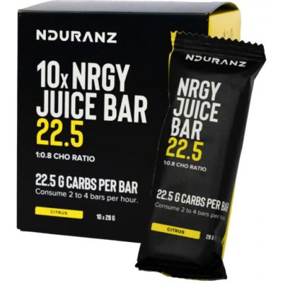 Nduranz Nrgy Juice bar 22,5 10 x 28 g – Hledejceny.cz