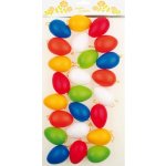 Anděl Plastová vajíčka na zavěšení mix barev 6 cm 24 ks 8232 – Zboží Mobilmania