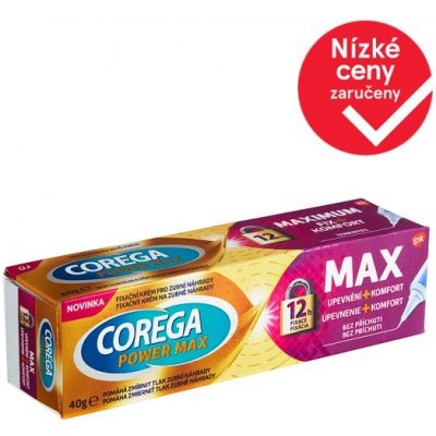 Corega fixační krém Power Max + Komfort 40 g – Zboží Dáma