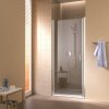 Sprchové kouty Jednokřídlé, otvírací dveře Plano Davos Plus Levé bílé/sklo 75 x 200 cm