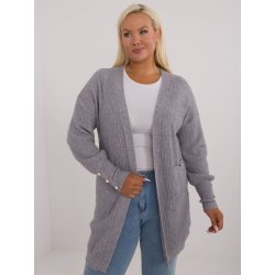 BASIC dámský kardigan s dlouhými rukávy pm sw pm 3726.99 grey