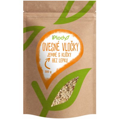 iPlody Ovesné vločky jemné s klíčky bez lepku 500 g