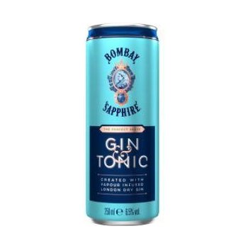 Bombay Gin & Tonic 6,5% 0,25 l (plech)